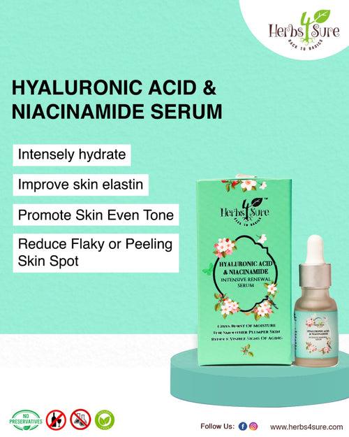 INTENSIVE RENEWAL SERUM With HYALURONIC ACID AND NIACINAMIDE