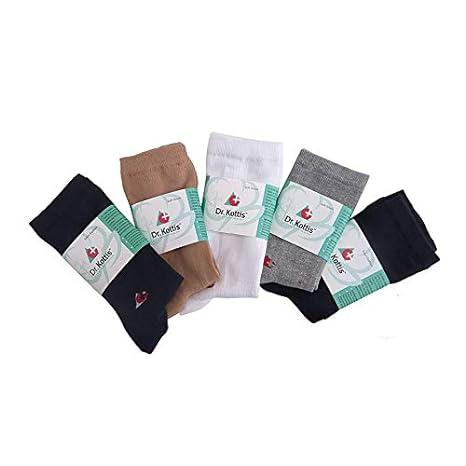 Williwr Bamboo Socks Pack of 5 Unisex for Hypersensitive Skin, Anti Odor Breathable Anti Blister in White, Navy, Grey, Black & Beige Colors