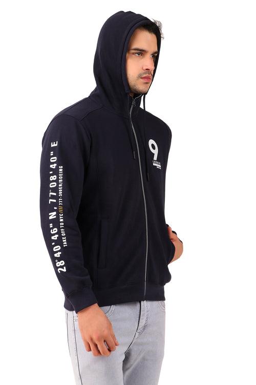 Men's Full Sleeves Hooded Sweatshirt