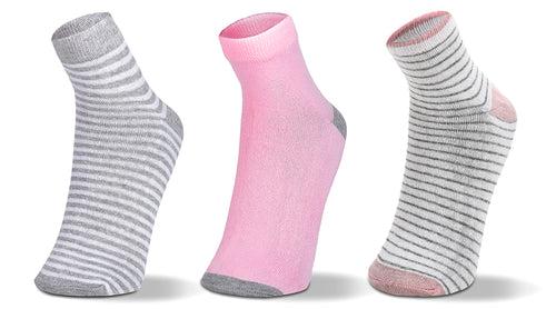 Women's Ankle Socks-Pack of 3pairs