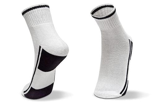 Williwr Men's Ankle Length Sports Socks, Half Terry, Pack Of 6