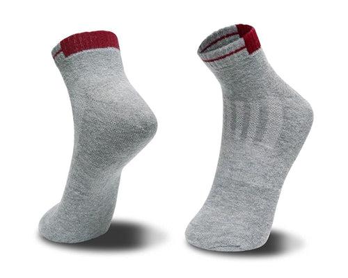 Williwr Women's Ankle Half Terry Sports Socks-Pack of 3 pairs