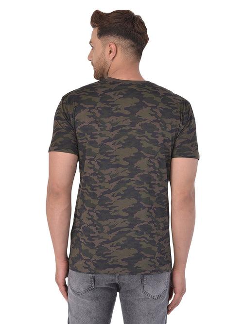 williwr Men's Round Neck Sports T-Shirt in Cotton