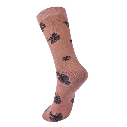 Women's Casual Socks Floral design-Pack of 3pairs