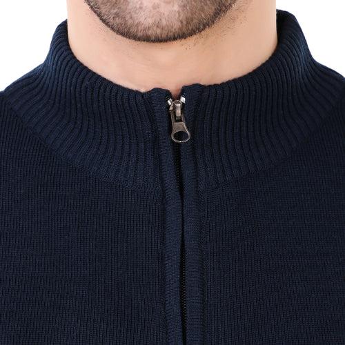 Men's Half Zip Non Woolen Sweater