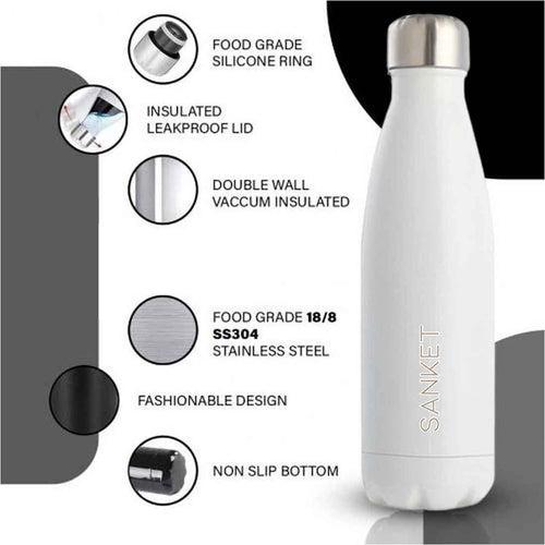 Printed Bottles of Water with Name - Personalized Insulated Water Bottles 500ml