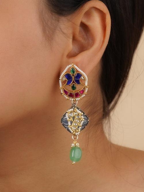 MR-E201M - Multicolor Mishr Earrings