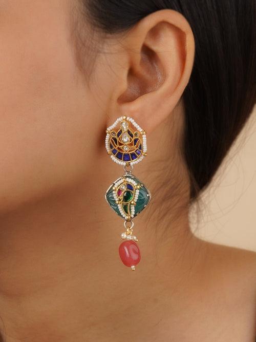 MR-E202M - Multicolor Mishr Earrings