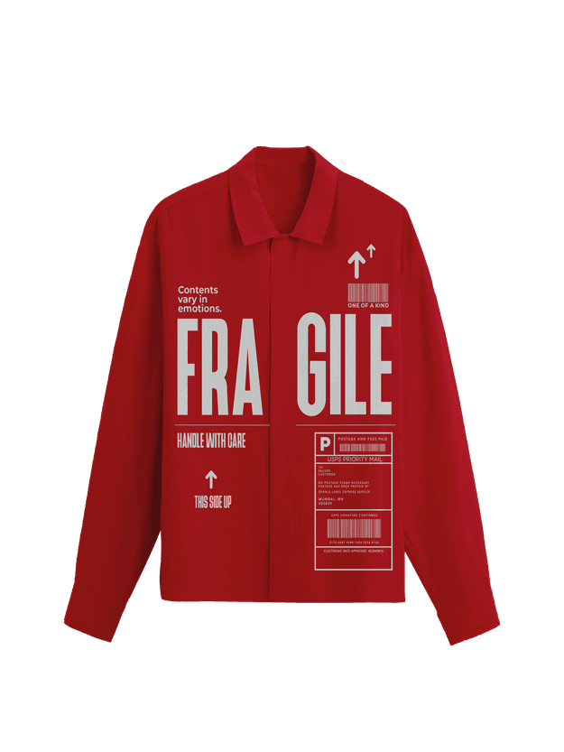 The Fragile Shirt - Men (Red)