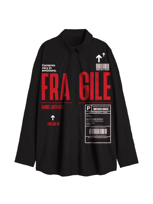 The Fragile Shirt - Women (Black)