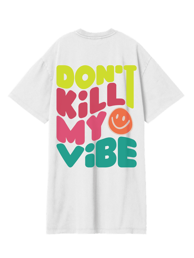 The Vibe • T-Dress - White