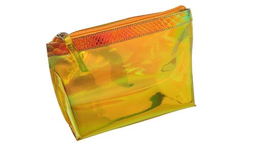 Holographic Neon Yellow Pouch