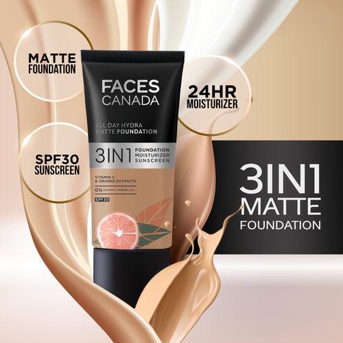 3 in 1 All Day Hydra Matte Foundation