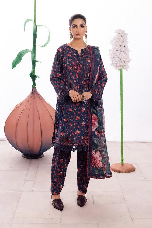 IZNIK DAHLIA EMBROIDERED LAWN 24