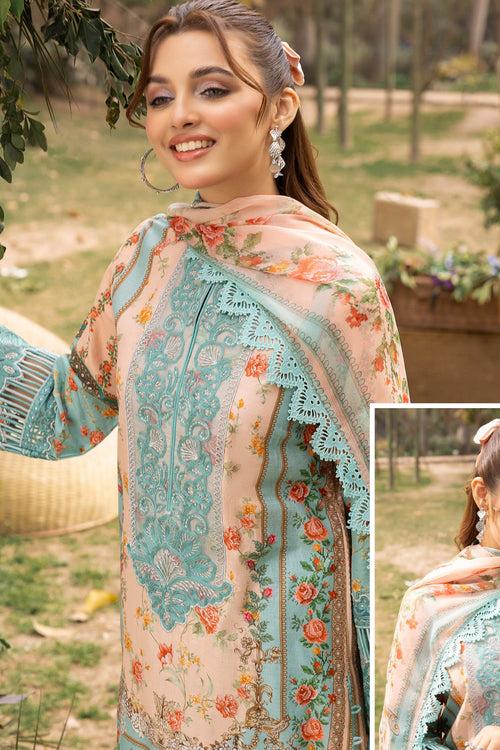 ADANS PRINTS BY NAFIA ATTA LAWN EMBROIDERED 2024