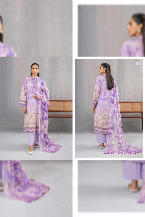 RUHAY SUKHAN LAWN EMBROIDERED COLLECTION 2024