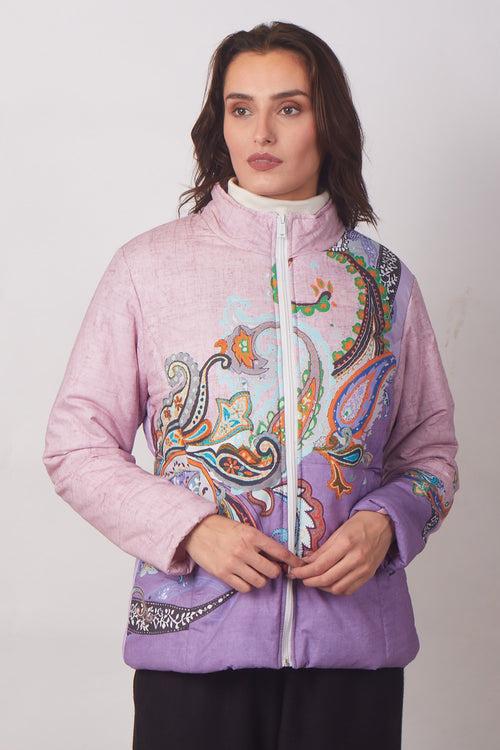 Paisley Fiesta in Pink & Purple Coat