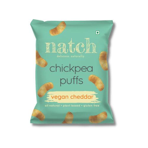 Vegan Cheddar Chickpea Puffs