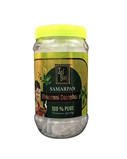 Zed Black Samarpan Natural Bhimseni Kapoor Jar- (500 gms)