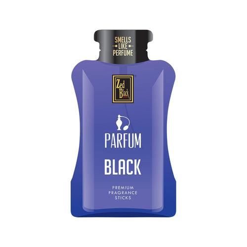 Zed Black Zipper-Parfum Mix-Medium Fragrance Agarbatti / Incense Sticks (Pack of 4) for Everyday Use Aroma Sticks - Zipper Pack