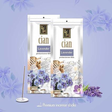 Zed Black Cian Agarbatti / Incense Sticks Pack of 1 in Lavender Fragrance