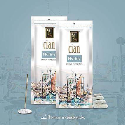 Zed Black Cian Incense Sticks Pack of 1 in Marine Fragrance