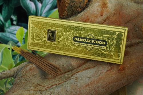 Zed Black Sandalwood Hand-Rolled Flora Batti - Pack of 2 Agarbatti / Incense Batti, Long-Lasting Incense Sticks for Special Puja Experience, Festivals, Occasions, Ideal for Gifting GoodVibes Pack ( Approx 70 Agarbatti Sticks | Handrolled (381 GM)