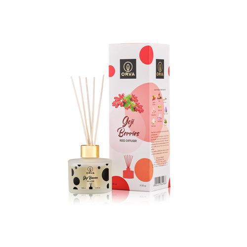 Orva Reed Diffuser Fragrance for Home, Workplace, Enclosed Spaces | 100ml | Includes 6 Rattan Sticks Free | Stress Relief | Mood Enhancer (Pack of 1)