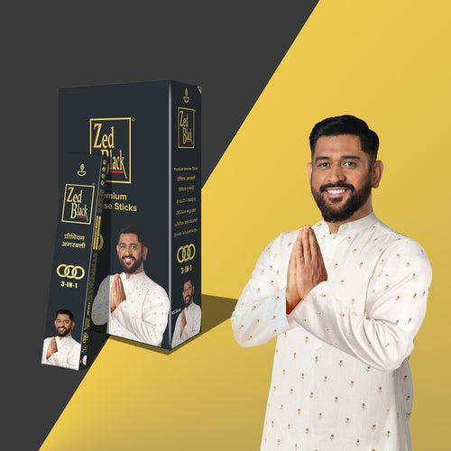 Zed Black 3 –in-1 Premium Agarbatti / Incense Sticks for Everyday Use Long lasting Mesmerizing Scent Sticks For Meditational or Religious Purpose