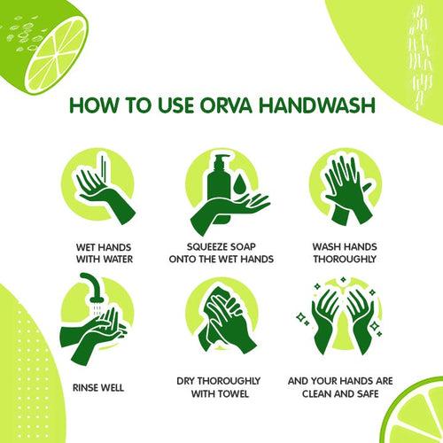 Orva Care Premium Hand Wash - 500 ml - Pineapple