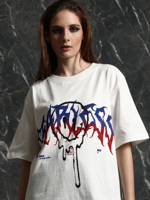 Off-White Fearless Oversized T-Shirt