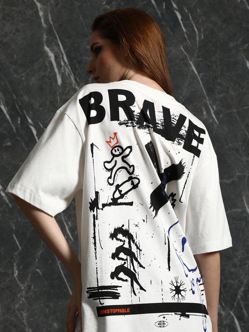 Off-White Brave Oversized T-Shirt