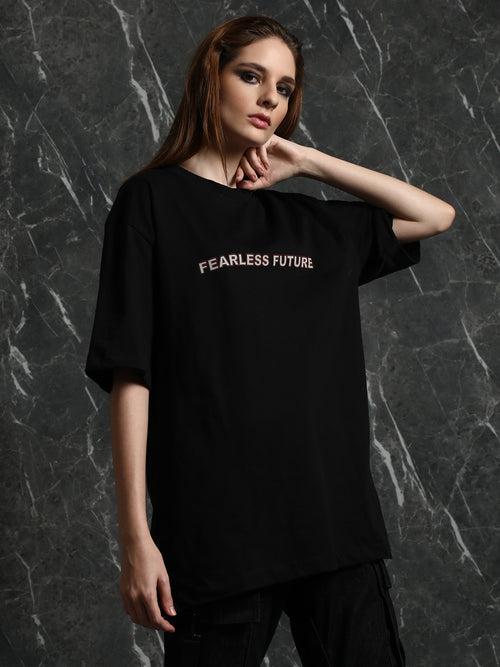 Black Future Oversized T-Shirt