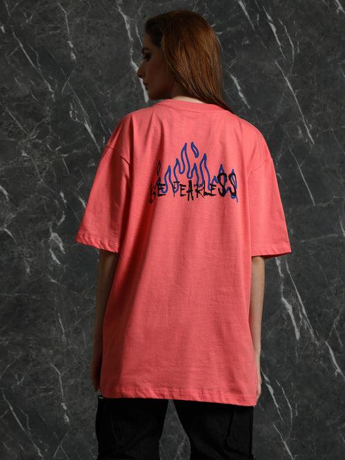 Coral Chasing Light Oversized T-Shirt