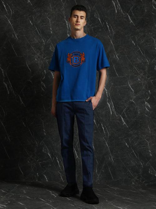 Dark Blue Denim Slim Fit Pant