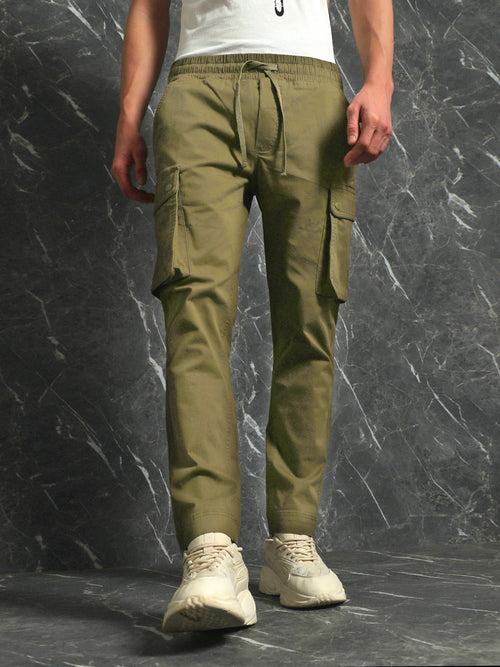 Olive Cargo Slim Fit Jogger