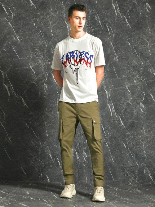 Olive Cargo Slim Fit Jogger