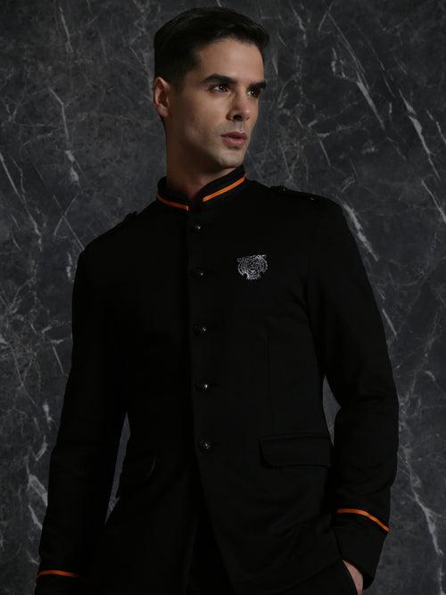 Black Taika  Full Sleeve Blazer