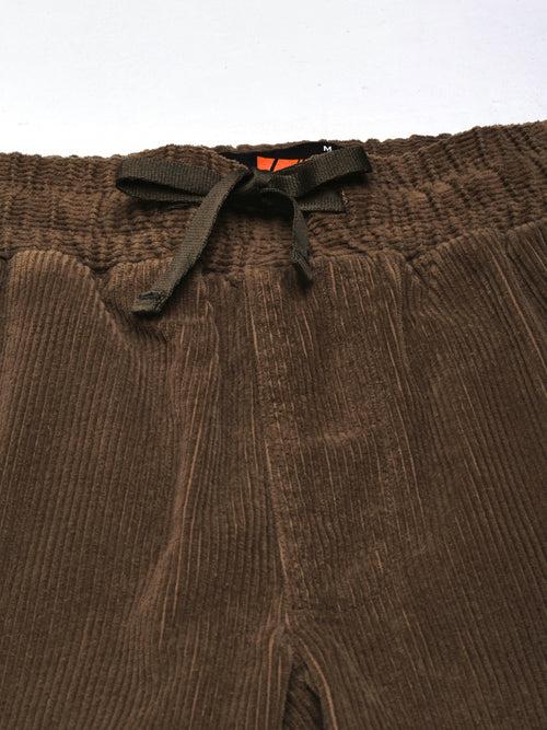 Olive Slim Fit Corduroy Jogger Trouser