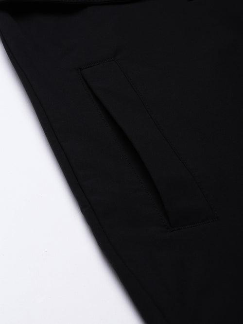 Black Multi-Pockets Full Sleeve Jumpsuit