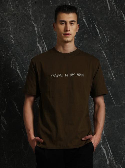 Olive Bone Oversized T-Shirt