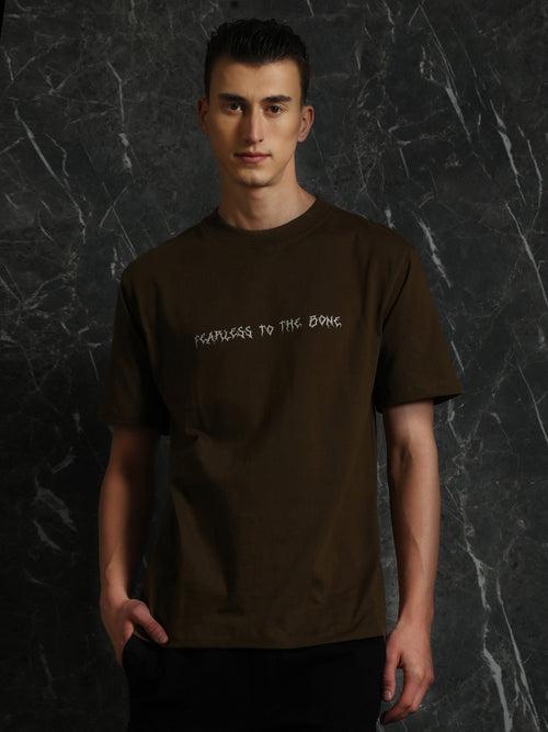 Olive Bone Oversized T-Shirt