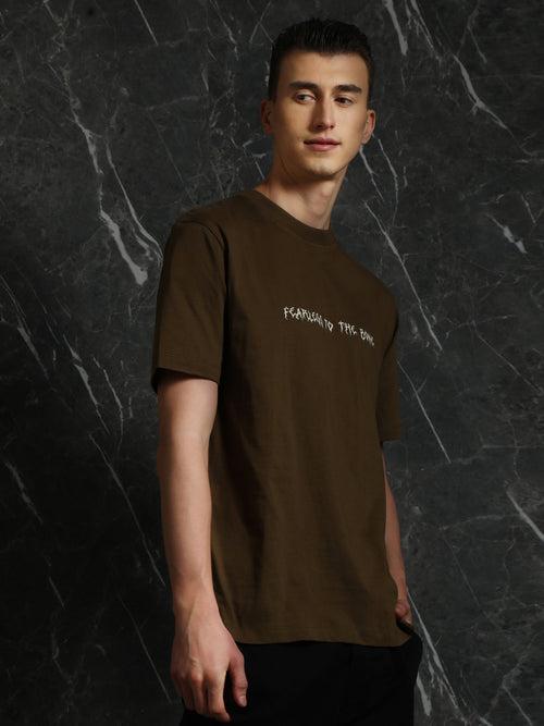 Olive Bone Oversized T-Shirt