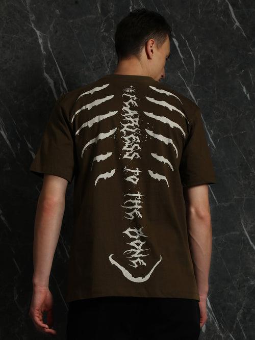 Olive Bone Oversized T-Shirt