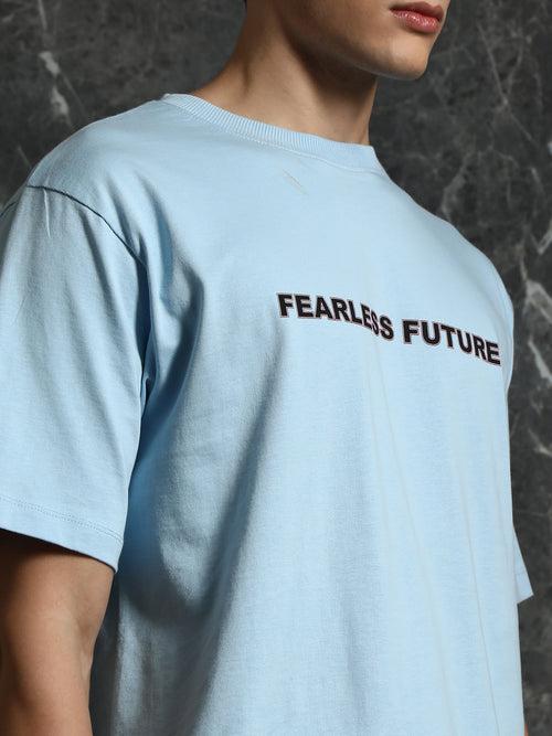 Sky Blue Future Oversized T-Shirt