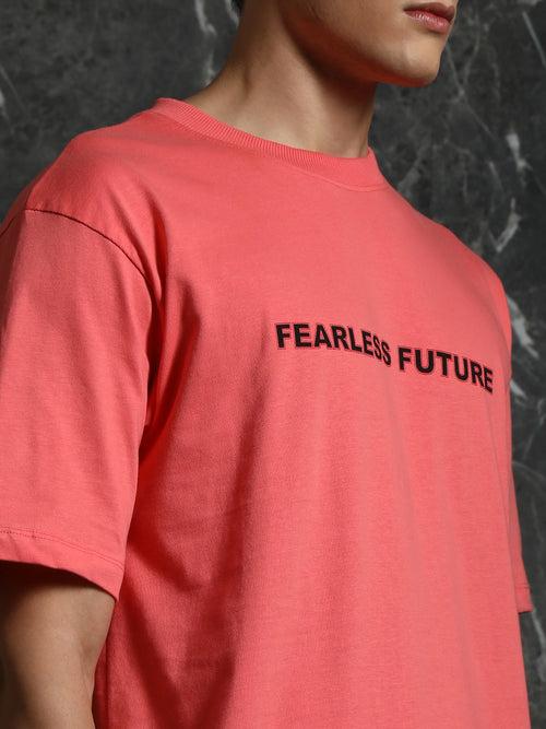 Coral Future Oversized T-Shirt