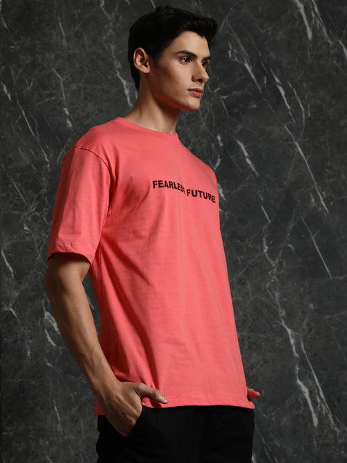 Coral Future Oversized T-Shirt