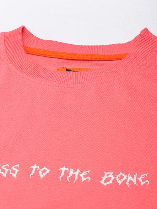 Coral Bone Oversized T-Shirt
