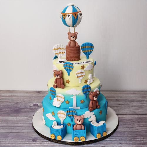 Teddy's Balloon Bonanza Cake