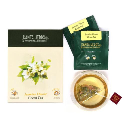 Jasmine Flower Green Tea - Pyramid Teabag